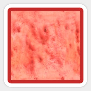 Peach Galaxy Dye Sticker